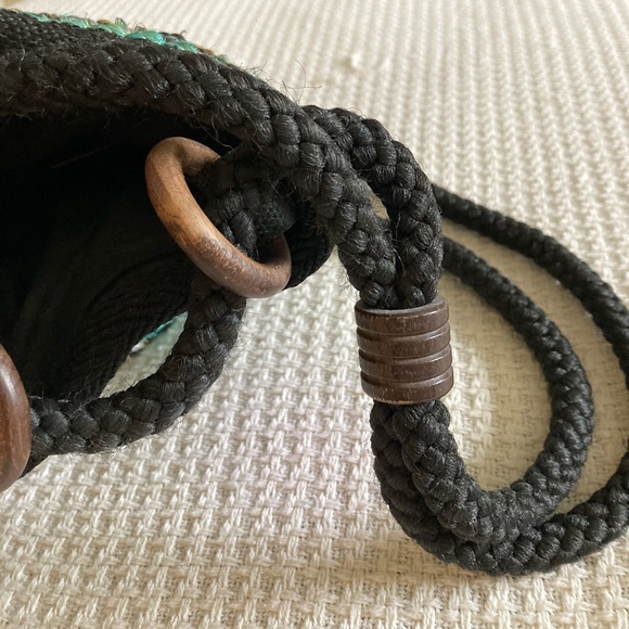 Straw shoulder handbag - Picture 3 of 7